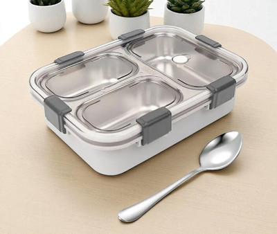 HPHCRAFTT Stainless_Steel_Lunch box_A99 3 Containers Lunch Box(1001 ml)