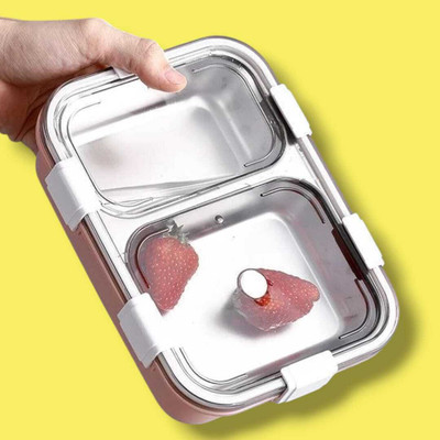 ZingZest Plastic Grocery Container  - 750 ml(Pink)