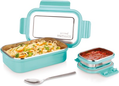 ATTRO Hotmate Sleek & Compact Airtight 2 Containers Lunch Box(980 ml, Thermoware)