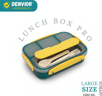DENVIOR DEN-LUNCH -BULE 1 Containers Lunch Box(1300 ml)