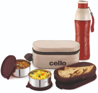 cello bite buddy and cool x 600 3 Containers Lunch Box(1145 ml, Thermoware)