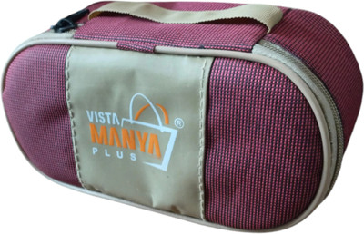 Vistamanya Plus Stainless Steel Lunch Box For Office & College Use 3 Containers Lunch Box 3 Containers Lunch Box(100 ml, Thermoware)