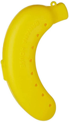 WHAAKART Banana case Fruit Storage Holder Cover Box use for School Kids, Office, Picnic 1 Containers Lunch Box(200 ml)