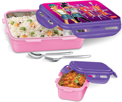 MILTON Premium MINI FUN TREAT STEEL with One Year Warranty 1 Containers Lunch Box(650 ml, Thermoware)