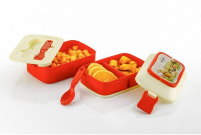 SOHAM Lunchbox_3 container_Nevy blue_59 3 Containers Lunch Box(1200 ml)