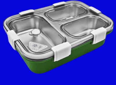 VSELL Compartment -3 Sealed Leak Proof Stainless Steel For Kid's & Adult_K1472 3 Containers Lunch Box(750 ml, Thermoware)