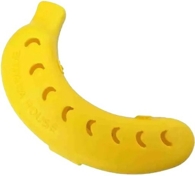 World Collection Mart Banana Shaped Lunch Box Fruit Storage Holder Cover Nuts Keeper for School Kids 1 Containers Lunch Box(200 ml)