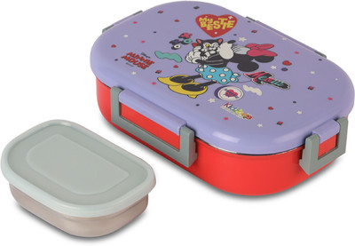 cello Apollo Cuddle Buddies 3D Print Plastic Insulated Kids Tiffin 2 Containers Lunch Box(700 ml, Thermoware)
