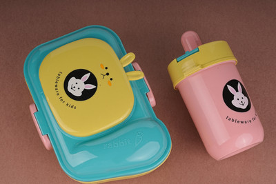 AK10ZONE Lunch Box with Bottle Set for School 2 Containers Lunch Box(750 ml)