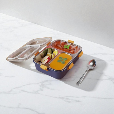 HPHCRAFTT Stainless_Steel_Lunch box_A136 3 Containers Lunch Box(1001 ml, Thermoware)