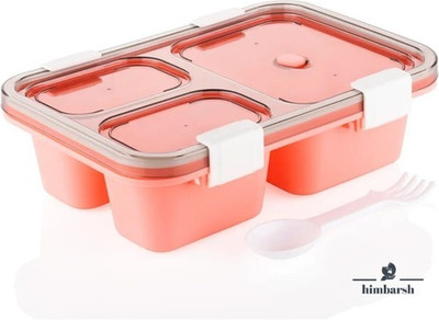 HIMBARSH Tokyo Lunch Box 3 Containers Lunch Box(1000 ml, Thermoware)