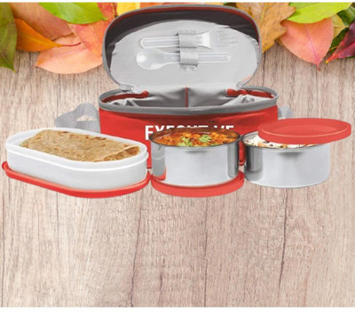 IDEAL PRIME SS2 LB_761 3 Containers Lunch Box(1000 ml, Thermoware)