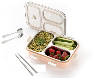 S TOYS HOUSE Lunch Box3Compartment (PURPLE), 750 ml 1 Containers Lunch Box (750 ml) 5 Containers Lunch Box(750 ml)