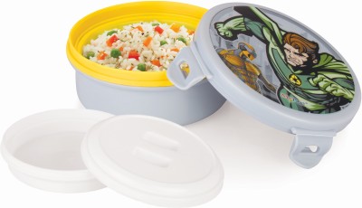 Mypro -Clip'N'Lock Steel Lunch Box(250ml)+ Plastic Dabbi(100ml)- 4 Side Lock, AirTight 2 Containers Lunch Box(350 ml, Thermoware)