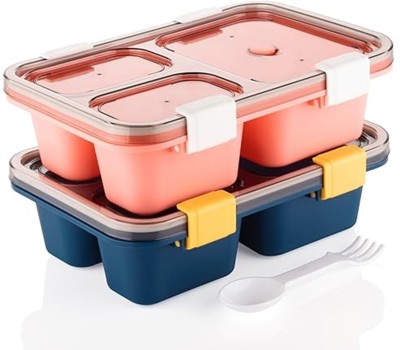 Analog Kitchenware 3 Compartment Kids/School/College/Office Lunch Box - 1000 ML-2 Pic 2 Containers Lunch Box(1000 ml)