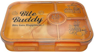 THE DUBEY STORE BITE BUDDY LUNCH BOX PLASTIC || 4 Containers Lunch Box(1200 ml)