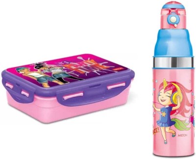 MILTON KOOL STUNNER600 520 ml Bottle & Mini Fun Treat 2 Containers Lunch Box(650 ml, Thermoware)