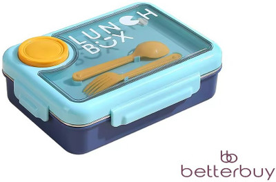 Better Buy Double Layer Bento stainless steel 3 Containers Lunch Box(750 ml, Thermoware)