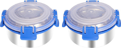 Granify Leak and lock container airtight box 2 Containers Lunch Box(350 ml)