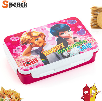 SPEACK Girl's 1st Choice 2 Containers Lunch Box(1000 ml)