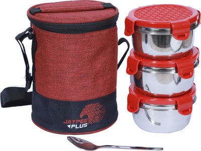 Jaypee Plus Triple Delight 3 Containers Lunch Box(900 ml, Thermoware)