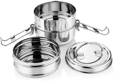 Ambit stainless steel tiffin box 3 silver -1200 ml_085 3 Containers Lunch Box(1200 ml)