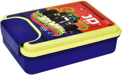 Pratap One Lock 950 Hot Wheels 2 Containers Lunch Box(950 ml)