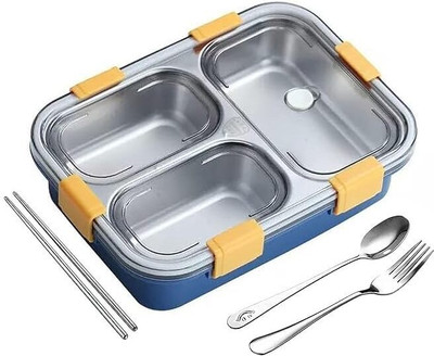 KASHTBHANJAN ENTERPRISE Lunch Box for Adults Lunch Box for Kids with Spoon & Fork 1 Containers Lunch Box(1300 ml, Thermoware)