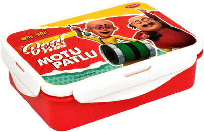 Pratap Hyper lock 650 Motu Patlu 2 Containers Lunch Box(650 ml)