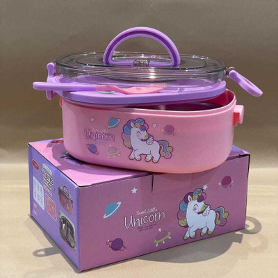 Poohan CUTE UNICORN STAINLESS 1 Containers Lunch Box(800 ml, Thermoware)
