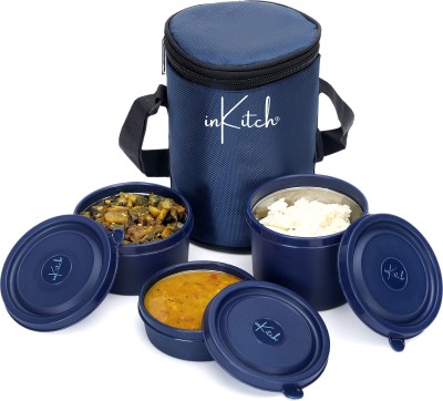 inKitch Tiffin Box 3 Containers Lunch Box(1200 ml, Thermoware)