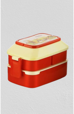 Sinternationai Lunchbox_3 container_Red_44 3 Containers Lunch Box(1200 ml)
