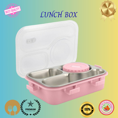 MOIRA INTERNATIONAL Insulated Lunch Box with Airtight Lid Bowl & Stainless Steel Liner Tiffin_A72 3 Containers Lunch Box(950 ml, Thermoware)