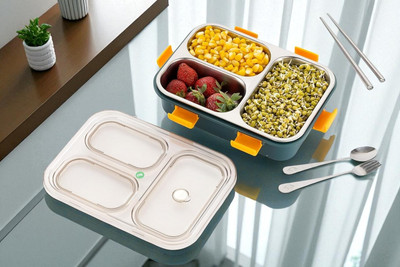 HPHCRAFTT Stainless_Steel_Lunch box_A262 3 Containers Lunch Box(1001 ml)
