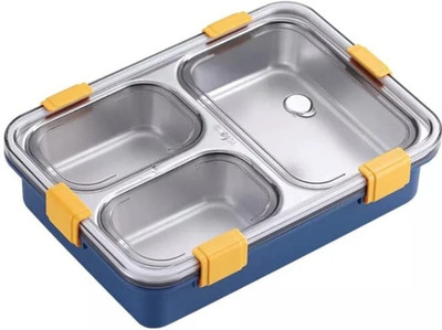 R D ENTERPRISES Navy blue 3 in 1 lunch box 3 Containers Lunch Box(1000 ml)