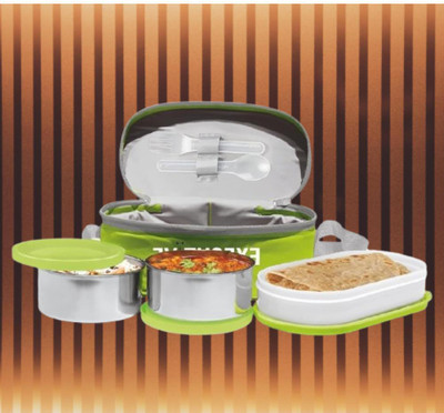 IDEAL PRIME SS2 LB_766 3 Containers Lunch Box(1000 ml, Thermoware)