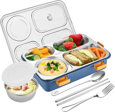 S TOYS HOUSE Lunch Box3Compartment (PURPLE), 750 ml 1 Containers Lunch Box (750 ml) 6 Containers Lunch Box(750 ml)