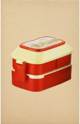 Sinternationai Lunchbox_3 container_Red_58 3 Containers Lunch Box(1200 ml)