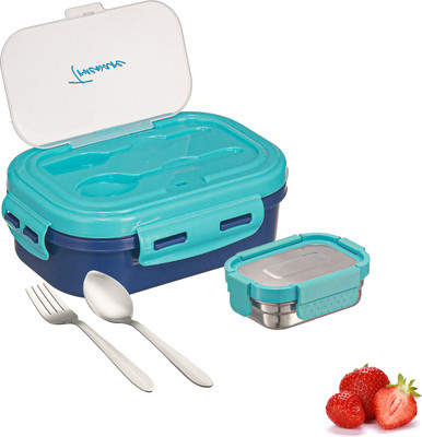 Trueware PICASO Insulated Inner Steel BPA Free, Airtight, Food Grade 2 Containers Lunch Box(750 ml, Thermoware)