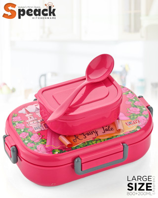 SPEACK 99Kiddos 2 Containers Lunch Box(900 ml)