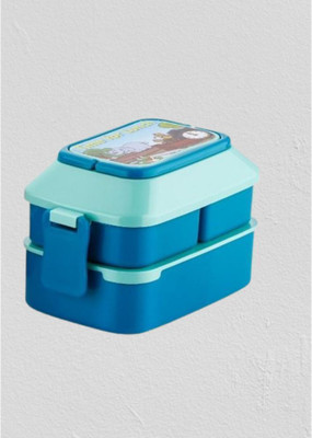 SOHAM Lunchbox_3 container_Blue_52 3 Containers Lunch Box(1200 ml)