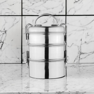 Sammyimpact Stainless_steel_LunchBox_SammyImpact_SI_0244 3 Containers Lunch Box(1001 ml)