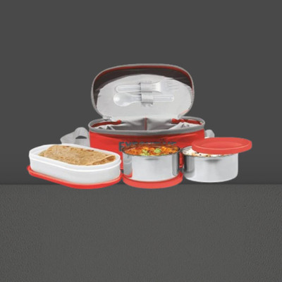IDEAL PRIME SS2 LB_741 3 Containers Lunch Box(1000 ml, Thermoware)
