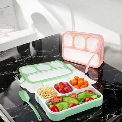 JORDY Leak Proof 4 Compartment Lunch Box-08 1 Containers Lunch Box(1000 ml, Thermoware)