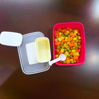 pklunch newly3 2 Containers Lunch Box(500 ml, Thermoware)