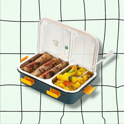 ZingZest Plastic Fridge Container  - 750 ml(Green)