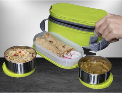 IDEAL PRIME SS2 LB_873 3 Containers Lunch Box(1000 ml, Thermoware)