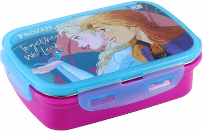 SKI SNAP LOCK STEEL FROZEN 2 Containers Lunch Box(500 ml)
