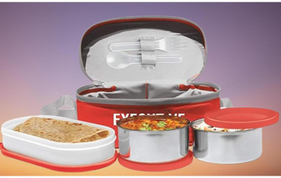 IDEAL PRIME SS2 LB_782 3 Containers Lunch Box(1000 ml, Thermoware)