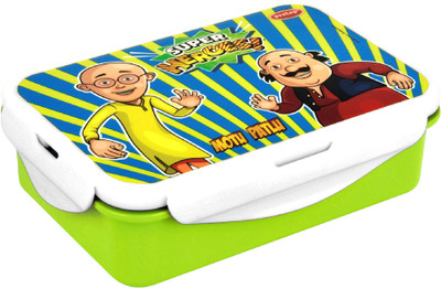 Pratap Hyper lock 650 Motu Patlu 2 Containers Lunch Box(650 ml)